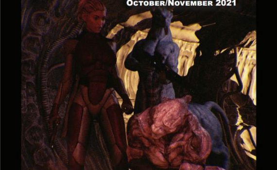 Cover art for Volume 3, Issue 2 (October/November 2021) of Utopia Science Fiction