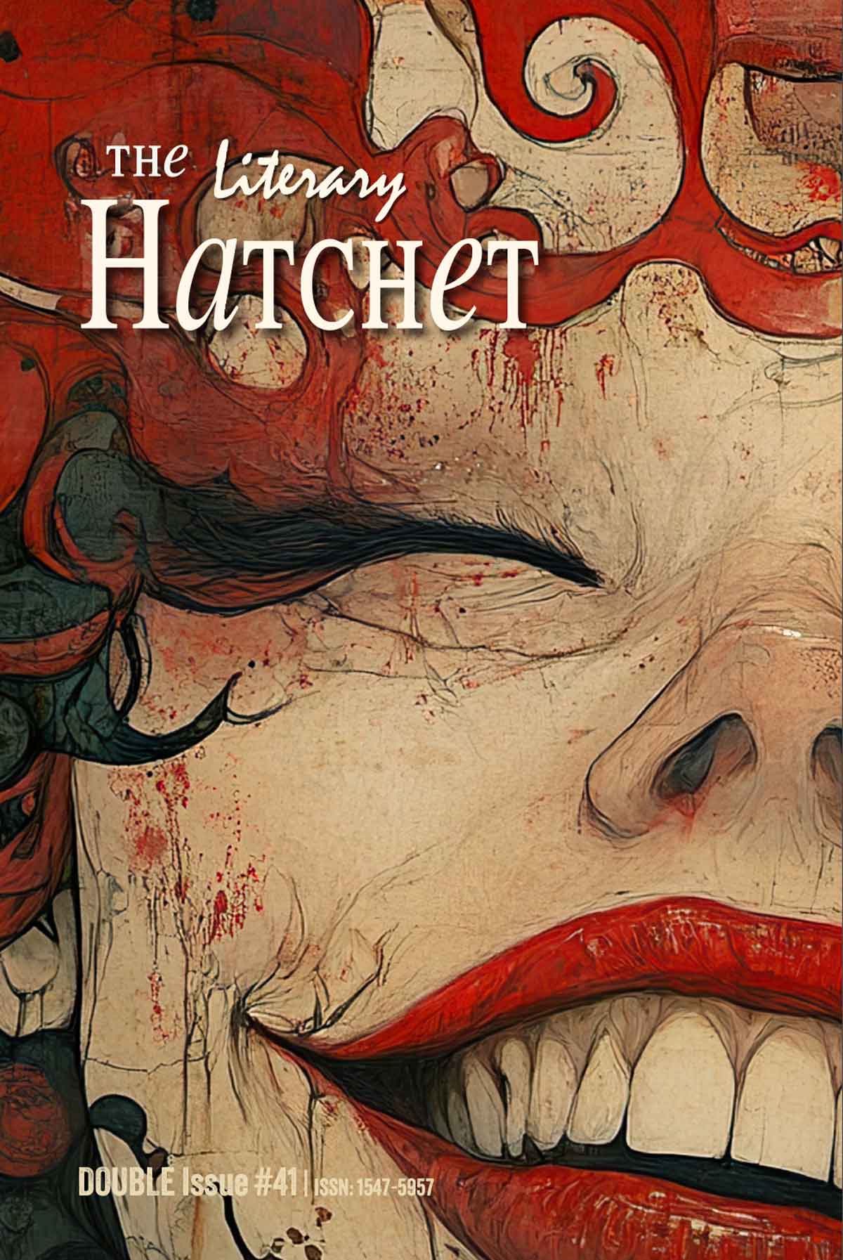 Cover art for Issue 41 of The Literary Hatchet