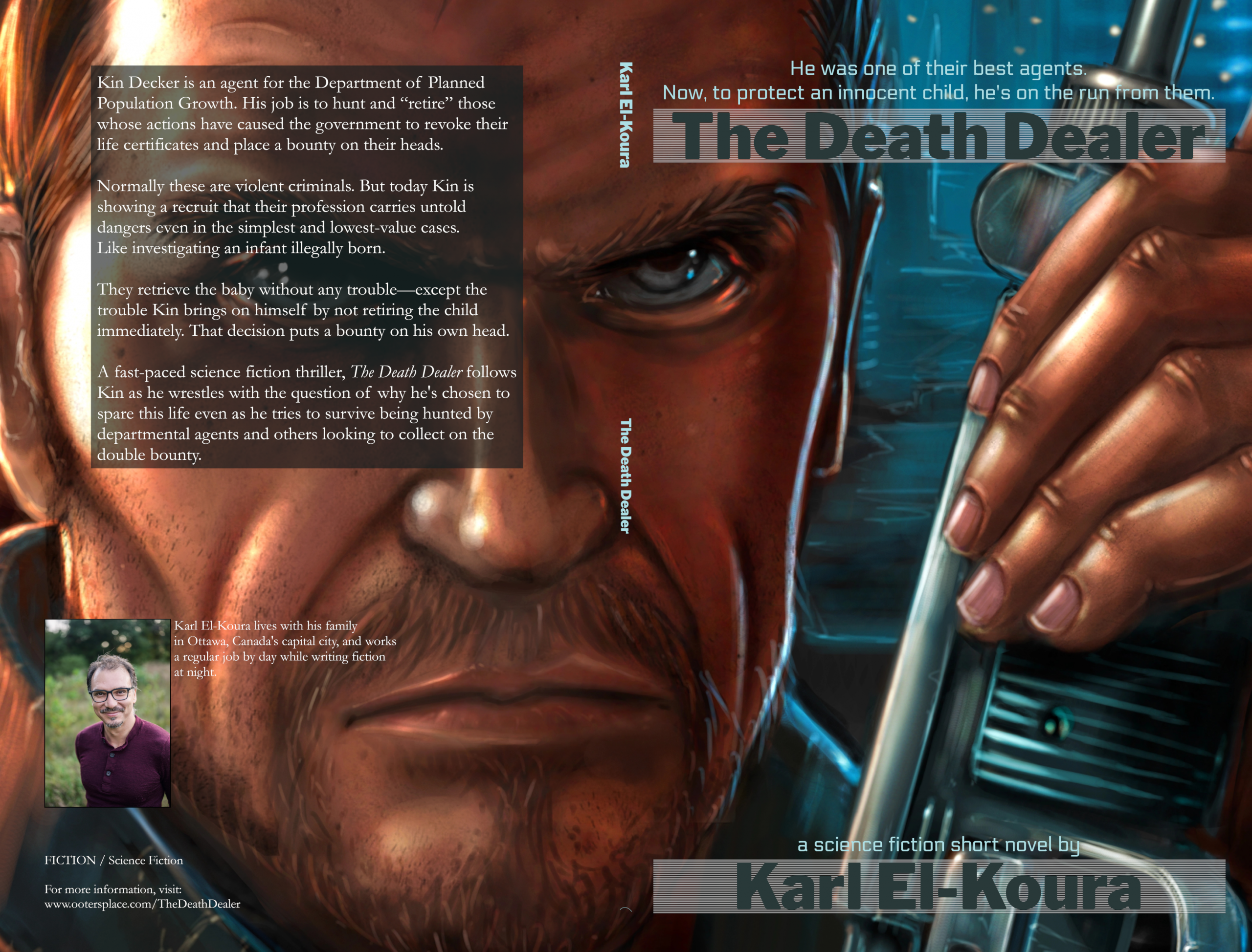 Cover for the paperback of "The Death Dealer"